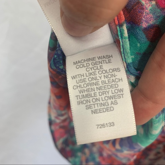 Bisou Bisou Watercolor Dotted Sleeveless Tank Top - Picture 7 of 7